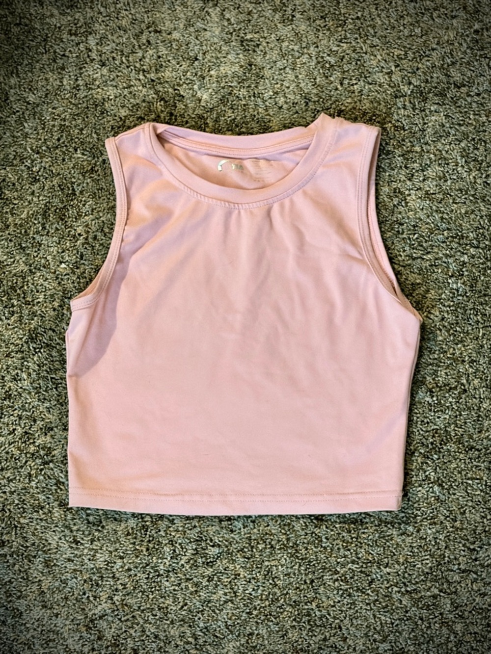 Women's Sleeveless Crop Tank Top - Pink